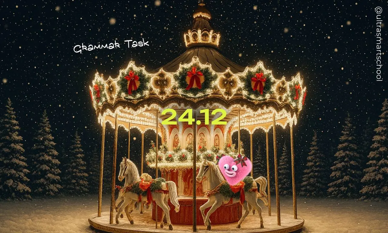 I wish you it snowed more ❄
Ultra Advent: Day 10
Сегодня в окошке правила грамматики для наших (по)желаний | Сетка — социальная сеть от hh.ru