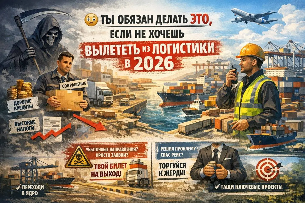 Как вы друзья , коллеги ? Как ваши предновогодние деньки ? Все ждут 2026 , на стыке года 2 мне известных экспедитора начали банкротство, несколько еще известных максимально создают видимость что у них... | Сетка — социальная сеть от hh.ru