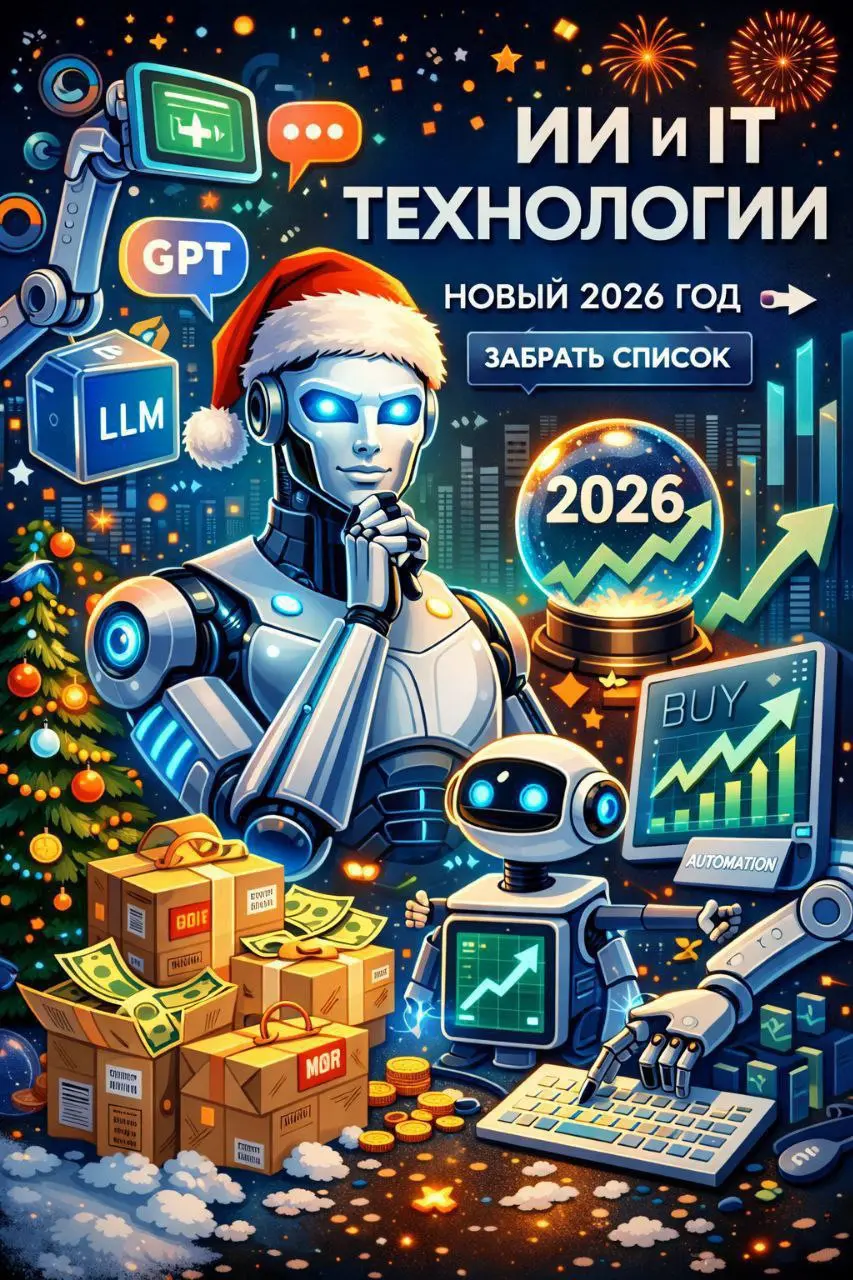 🎄 Новый 2026 год — время прокачать скилы в ИИ и технологиях 📱
Собрали каналы по ИИ, нейросетям и IT 🎆 — здесь показывают, как  использовать ИИ на практике, а не читать про него | Сетка — социальная сеть от hh.ru