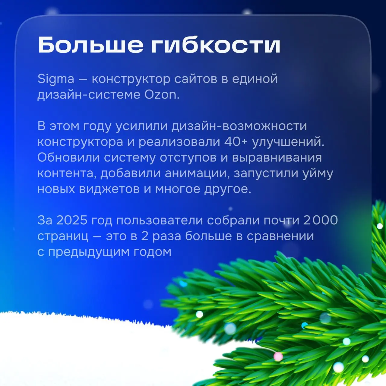 Этот год стал ярким этапом роста для конструктора сайтов. Мы обновили визуальную систему, расширили возможности виджетов, добавили анимации и помогли командам запускать сайты быстрее | Сетка — социальная сеть от hh.ru