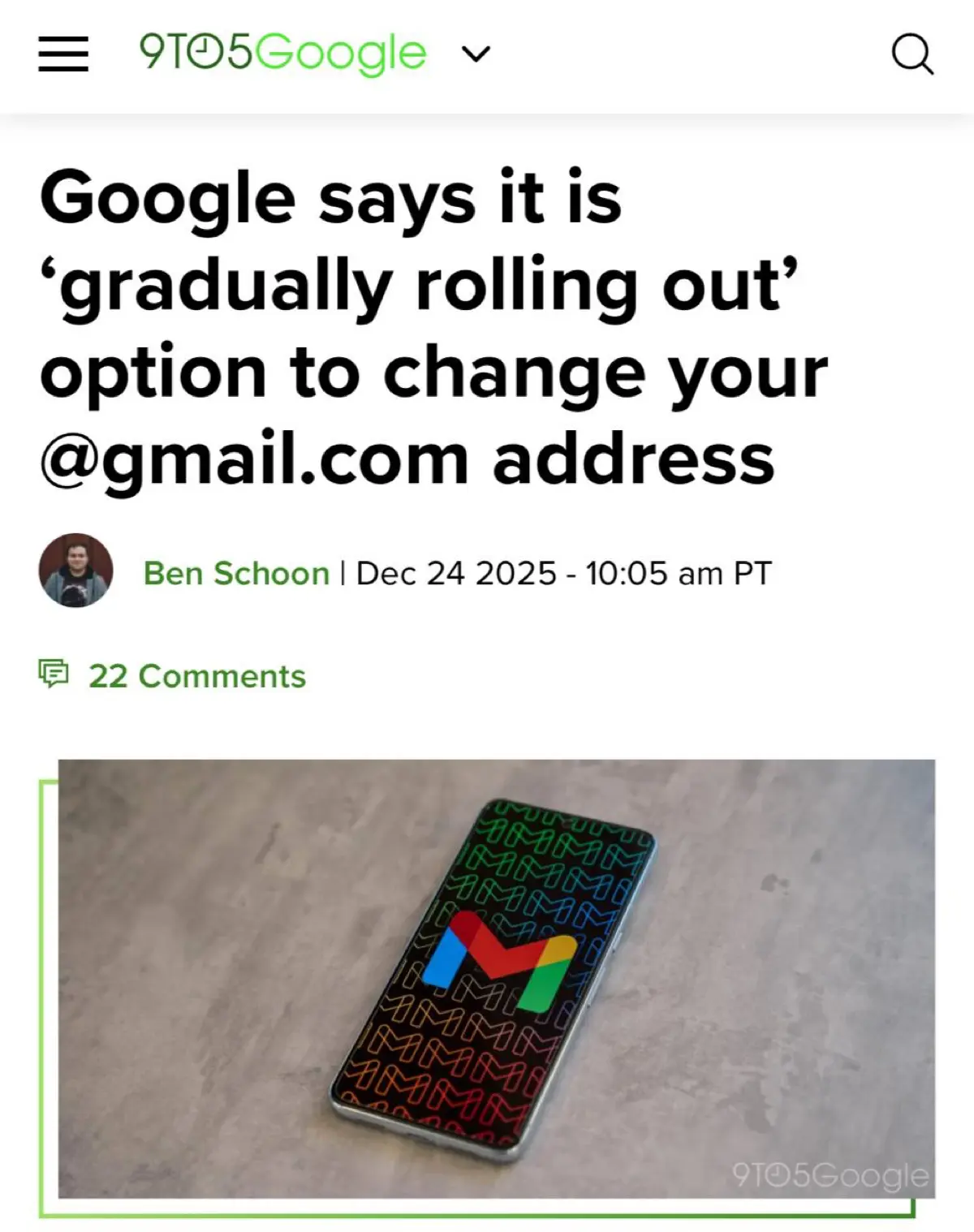 Google тестирует функцию смены адреса в Gmail | Сетка — социальная сеть от hh.ru