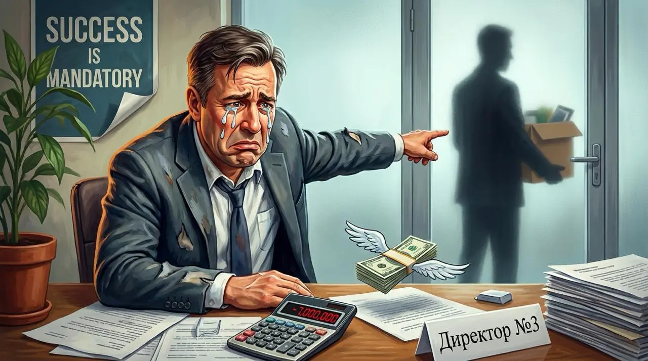 Владельцы, себя узнаете?
Дано:
Очередной директор одной очень хорошей компании обошелся в 2 миллиона рублей за три месяца. Прибыль от его найма 0 рублей, как вы понимаете | Сетка — социальная сеть от hh.ru