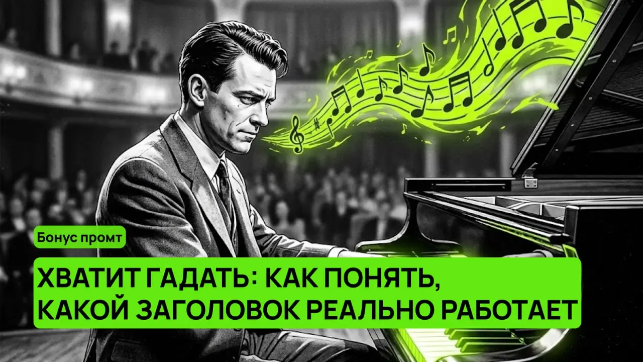 Прежде чем перейти к разбору, сразу обозначу: в конце текста будет практический бонус — простой промт, который помогает быстро накидывать рабочие заголовки по логике Джона Кейплза.
Теперь — к сути | Сетка — социальная сеть от hh.ru