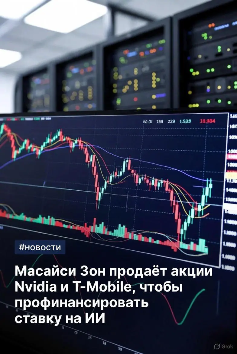 🧠 SoftBank спешит выполнить обещание инвестировать $22,5 млрд в OpenAI до конца года
«Масаяси Сон продаёт акции Nvidia и T-Mobile, чтобы профинансировать ставку на ИИ»
SoftBank активно собирает средст... | Сетка — социальная сеть от hh.ru