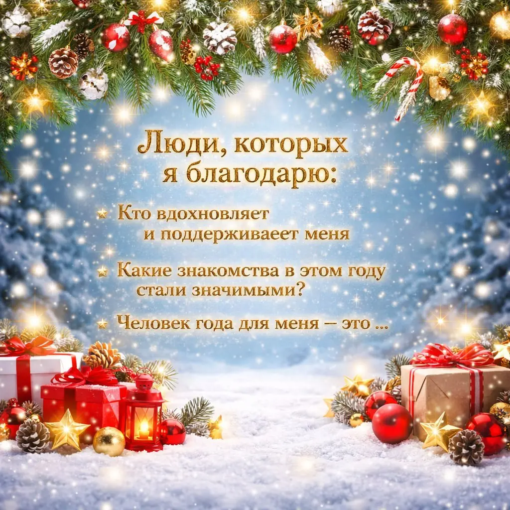 🎄 Конец года — важное время.
Когда вроде бы надо подводить итоги, а на самом деле — честно разговаривать с собой.
Не в формате «успела / не успела»,
а в формате что со мной произошло | Сетка — социальная сеть от hh.ru