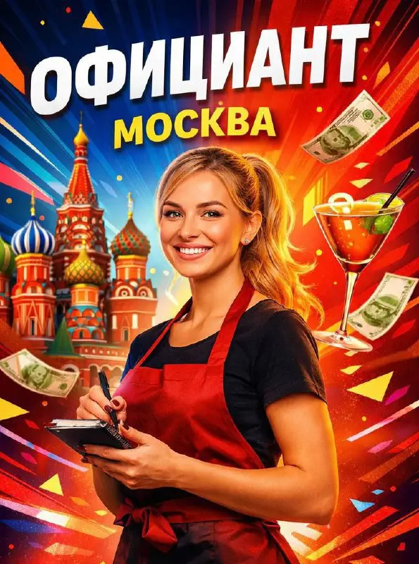 🔥 ОФИЦИАНТ — ресторан в центре Москвы
📍 Адрес: рядом с м | Сетка — социальная сеть от hh.ru