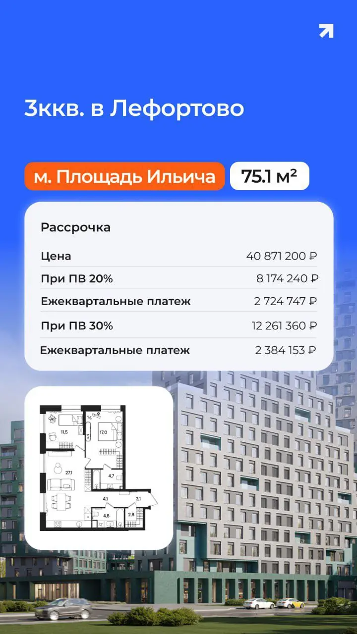 🔥 Собрал подборку по рассрочке для Вас!
Такая схема подойдёт покупателям, которые готовы внести уверенный первый взнос и комфортно платить «помесячно», пока дом строится, а затем уже решать — выходить... | Сетка — социальная сеть от hh.ru