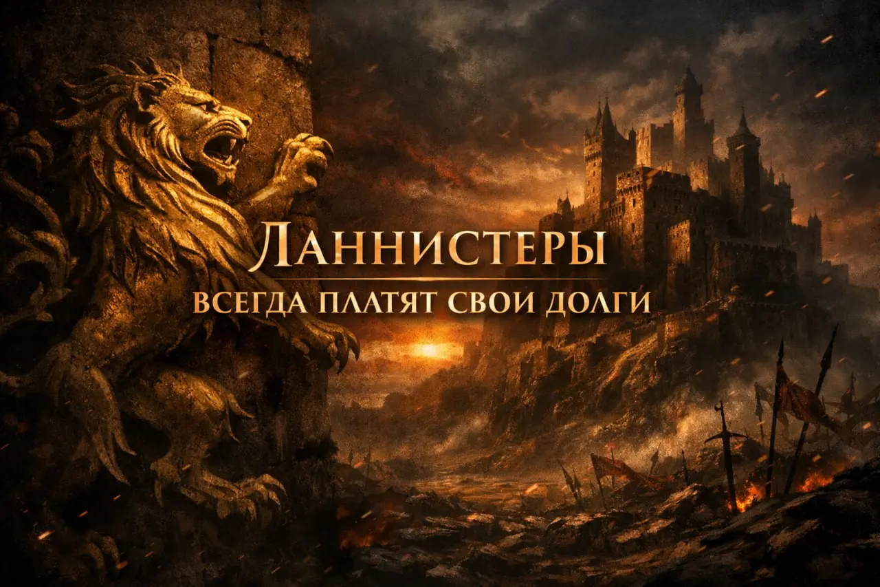 Мы все немного Ланнистеры и так или иначе платим по своим долгам за высокую нагрузку.
Иногда это долги здоровью. Иногда семье. Иногда себе.
Конец года у большинства очень интенсивный период | Сетка — социальная сеть от hh.ru