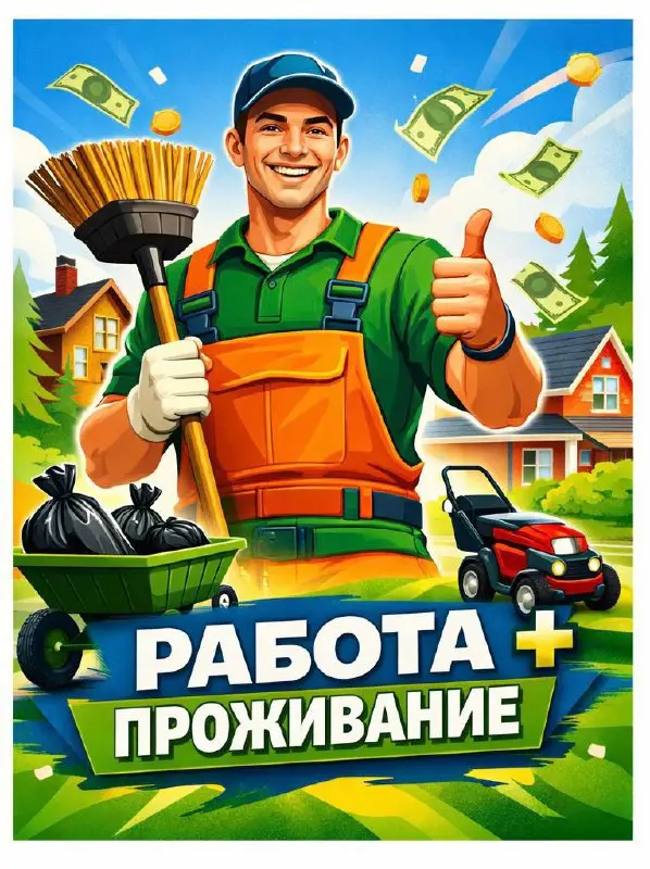 🧹 ВАКАНСИЯ: Дворник-рабочий с проживанием
📍 Ленинский г.о., Московская область
💼 В коттеджный посёлок требуется персонал на постоянную работу | Сетка — социальная сеть от hh.ru