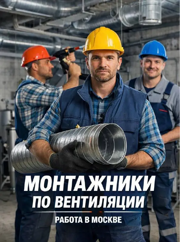 🛠 ТРЕБУЕТСЯ БРИГАДА МОНТАЖНИКОВ ПО ВЕНТИЛЯЦИИ
🏗 Объект. Москва, Южное Бутово (за МКАД)
💼 Виды работ.
• Монтаж мультизональных систем.
• Монтаж приточно-вытяжных установок | Сетка — социальная сеть от hh.ru