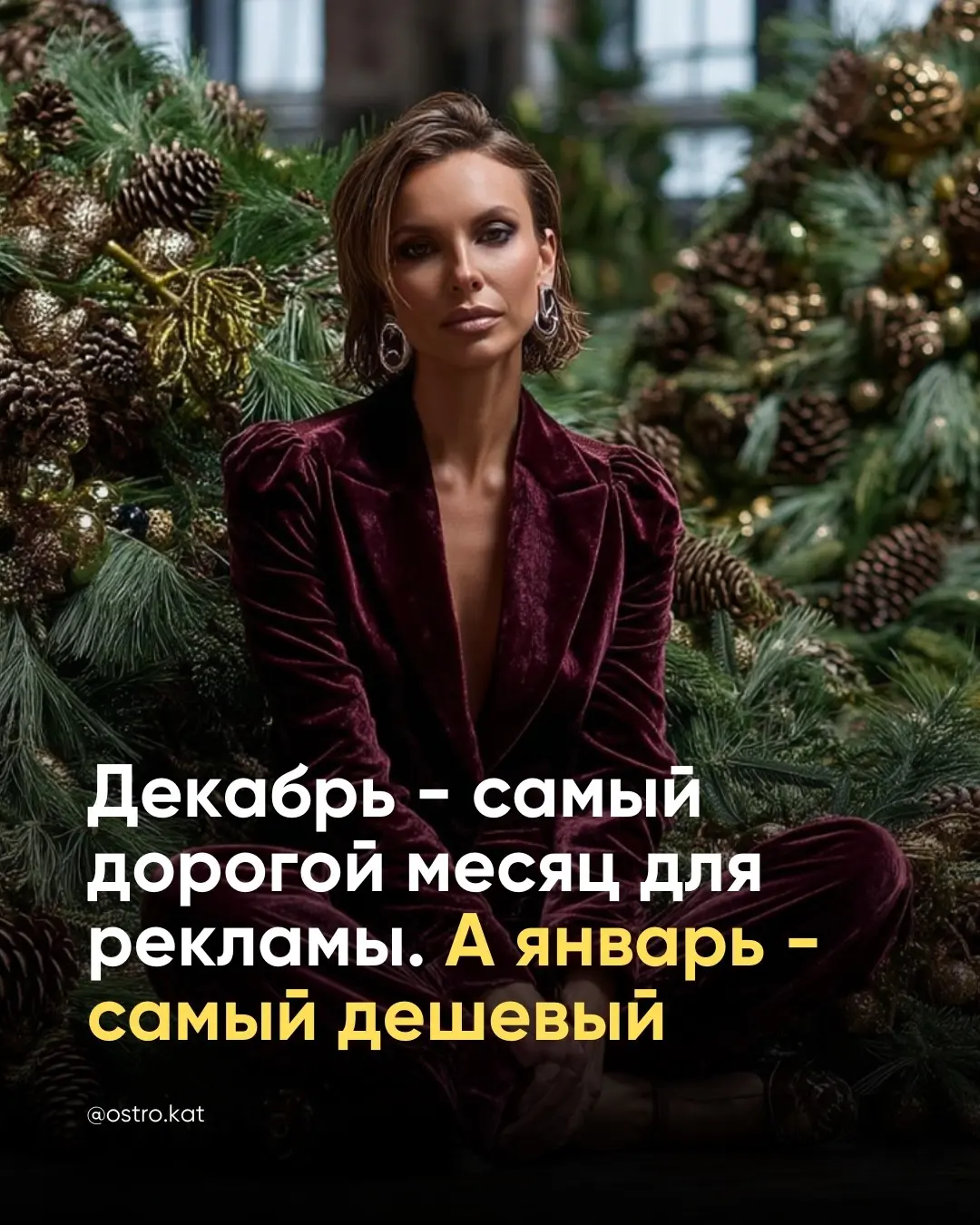 Декабрь - самый дорогой месяц для рекламы в году.
Очень много сезонных бизнесов запускают рекламу в декабре: подарки, мероприятия и тд | Сетка — социальная сеть от hh.ru