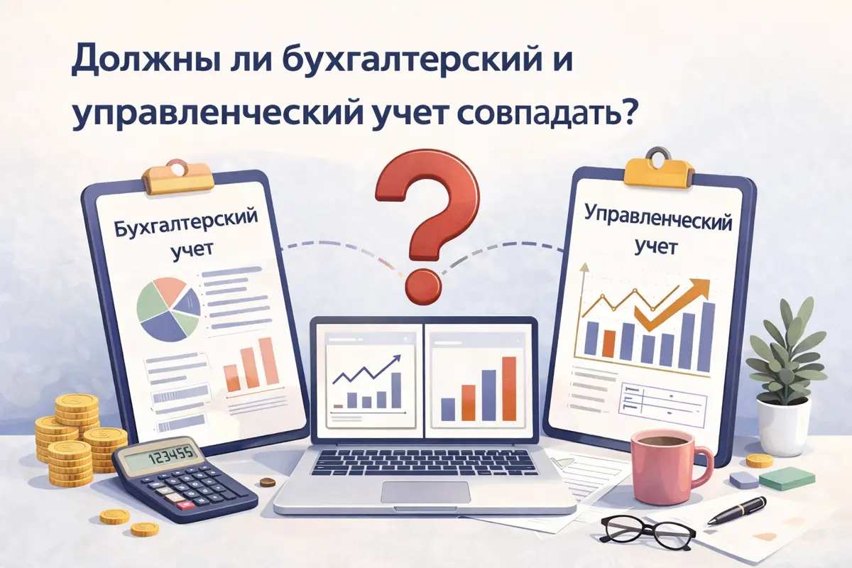 Должны ли бухгалтерский и управленческий учет совпадать? | Сетка — социальная сеть от hh.ru