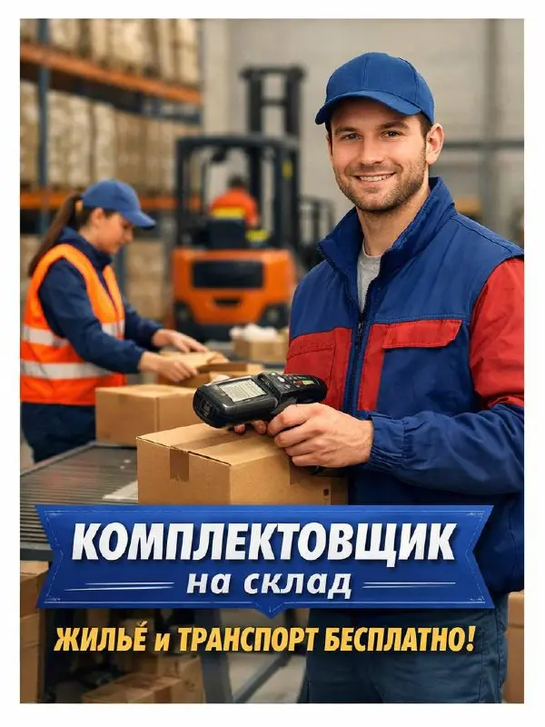 🟦 Комплектовщик на склад
🏢 ООО «Массма»
💰 Оплата. 4000 ₽ за смену.
💳 Выплаты. 2 раза в месяц.
🗓 Авансы. 1 раз в неделю.
🏠 Жильё. Бесплатно.
🚗 Транспорт. Бесплатно.
📍 Место работы. СЦ «Внуково» | Сетка — социальная сеть от hh.ru
