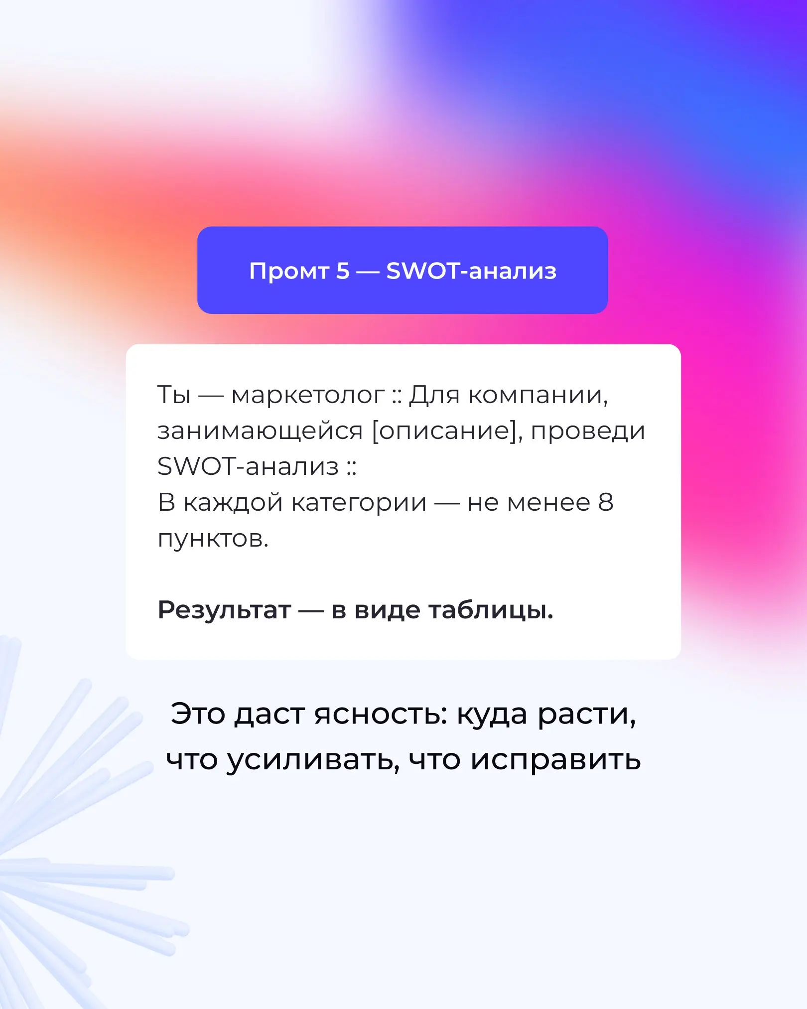 Маркетинговая стратегия, которую агентства делают неделями | Сетка — социальная сеть от hh.ru