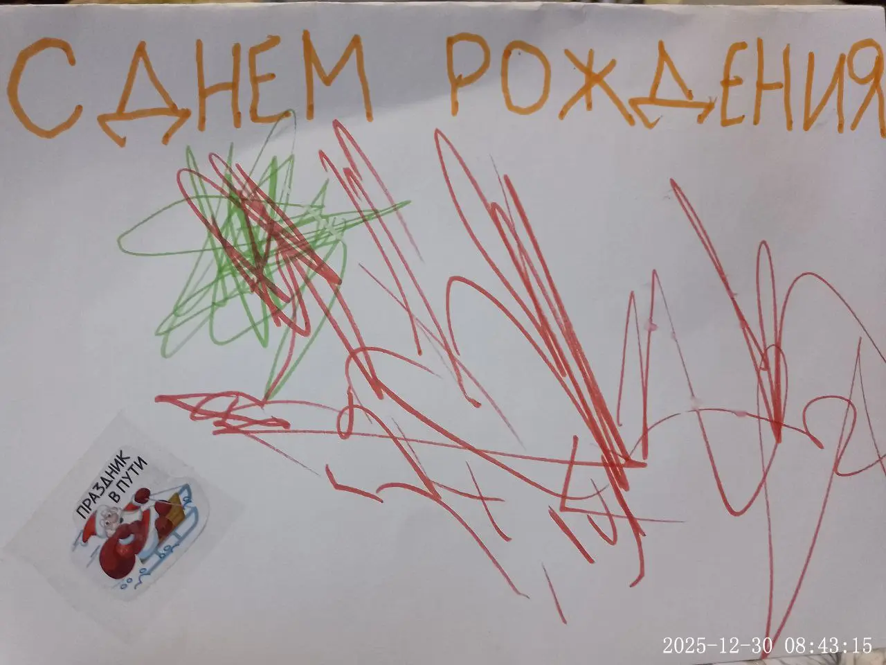 Всем привет! Внук подарил подарок на день рождения! Ваши предположения: что тут изображено? | Сетка — социальная сеть от hh.ru