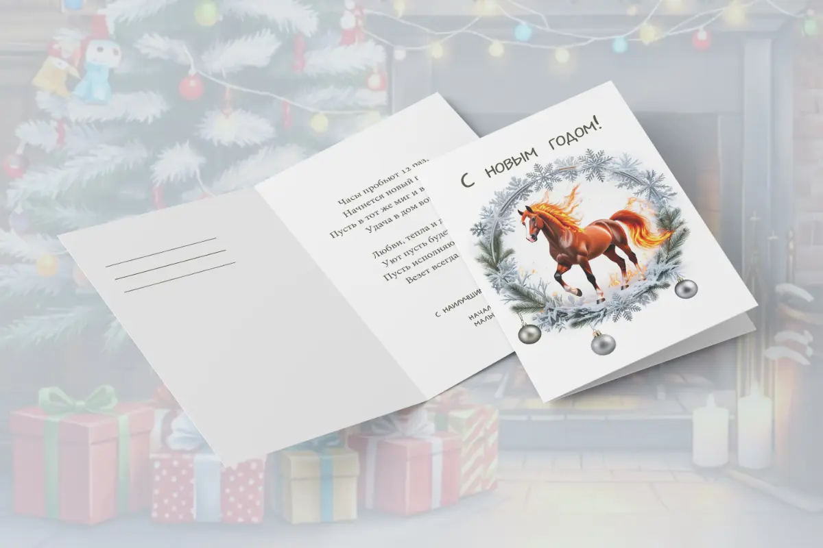 Новогодние открытки | Сетка — социальная сеть от hh.ru