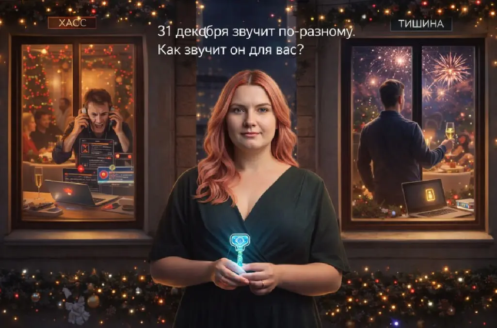 🔔 Идеальный звук 31-го
Идеальный звук 31 декабря — отсутствие уведомлений. Если вы слышите салют, а не «где доступ?» — у вас есть система. Если нет — у вас есть чат и надежда | Сетка — социальная сеть от hh.ru