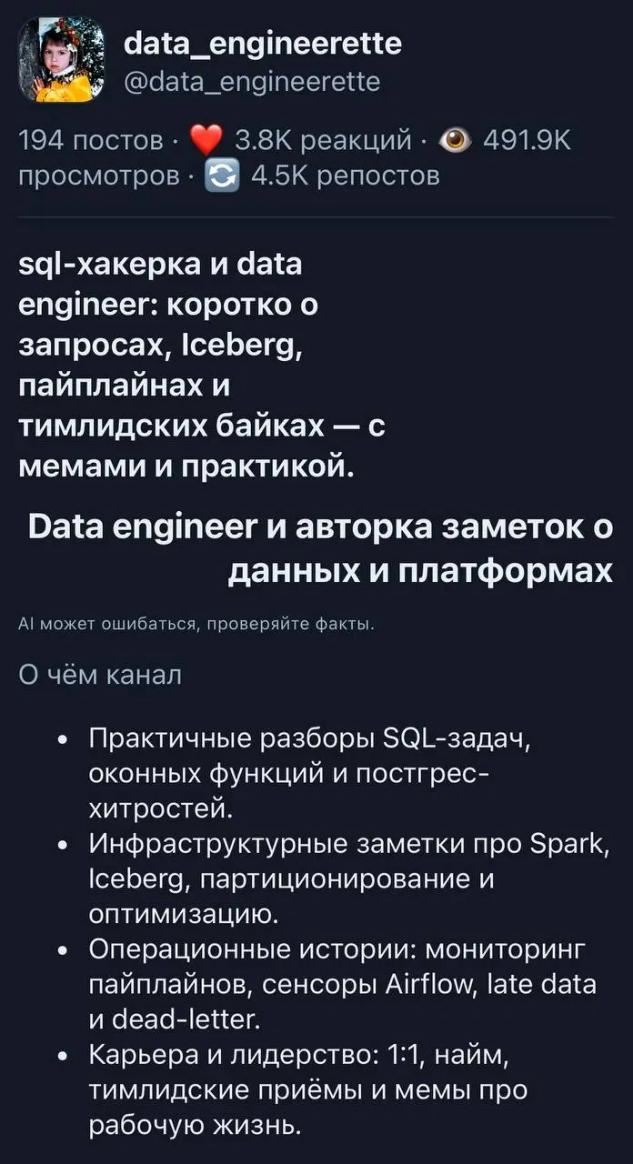 Мои итоги 2025 года
🙂 Нагенерила какую только можно стату по каналу | Сетка — социальная сеть от hh.ru