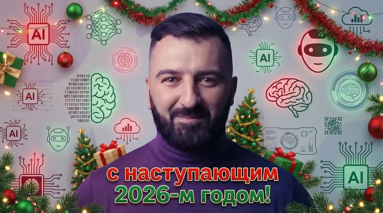 Итоги года: от поиска позиционирования к чёткой стратегии в сфере ИИ
Друзья, привет.
Написал свои итоги 2025 года. Получилась история о том, как я искал себя в теме ИИ и что из этого вышло | Сетка — социальная сеть от hh.ru