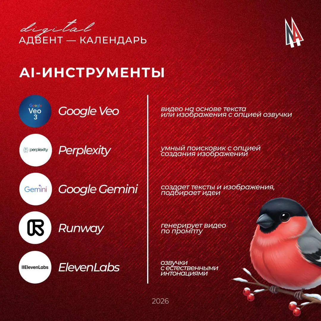 🎁 Ячейка 9 — ИИ-инструменты, которые помогут добиться эффекта «Вау!»
1️⃣ Google Veo
Создаёт видео на основе текста или изображения | Сетка — социальная сеть от hh.ru