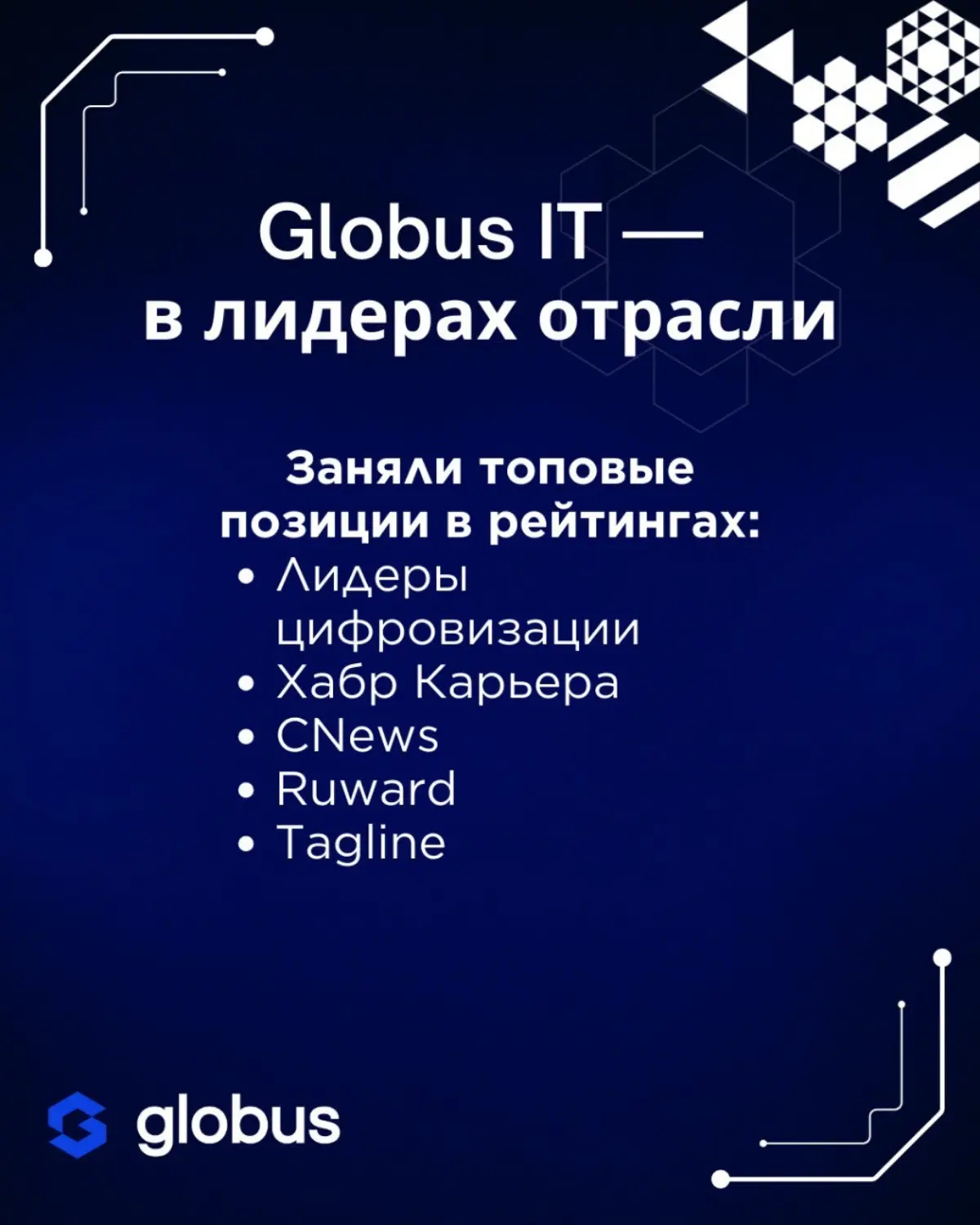 Этот год для Globus IT — про рост, эксперименты и продукты, которыми действительно можно гордиться ❤
Мы запускали новые решения, прокачивали ИИ-направление и делали инструменты, которые упрощают работ... | Сетка — социальная сеть от hh.ru