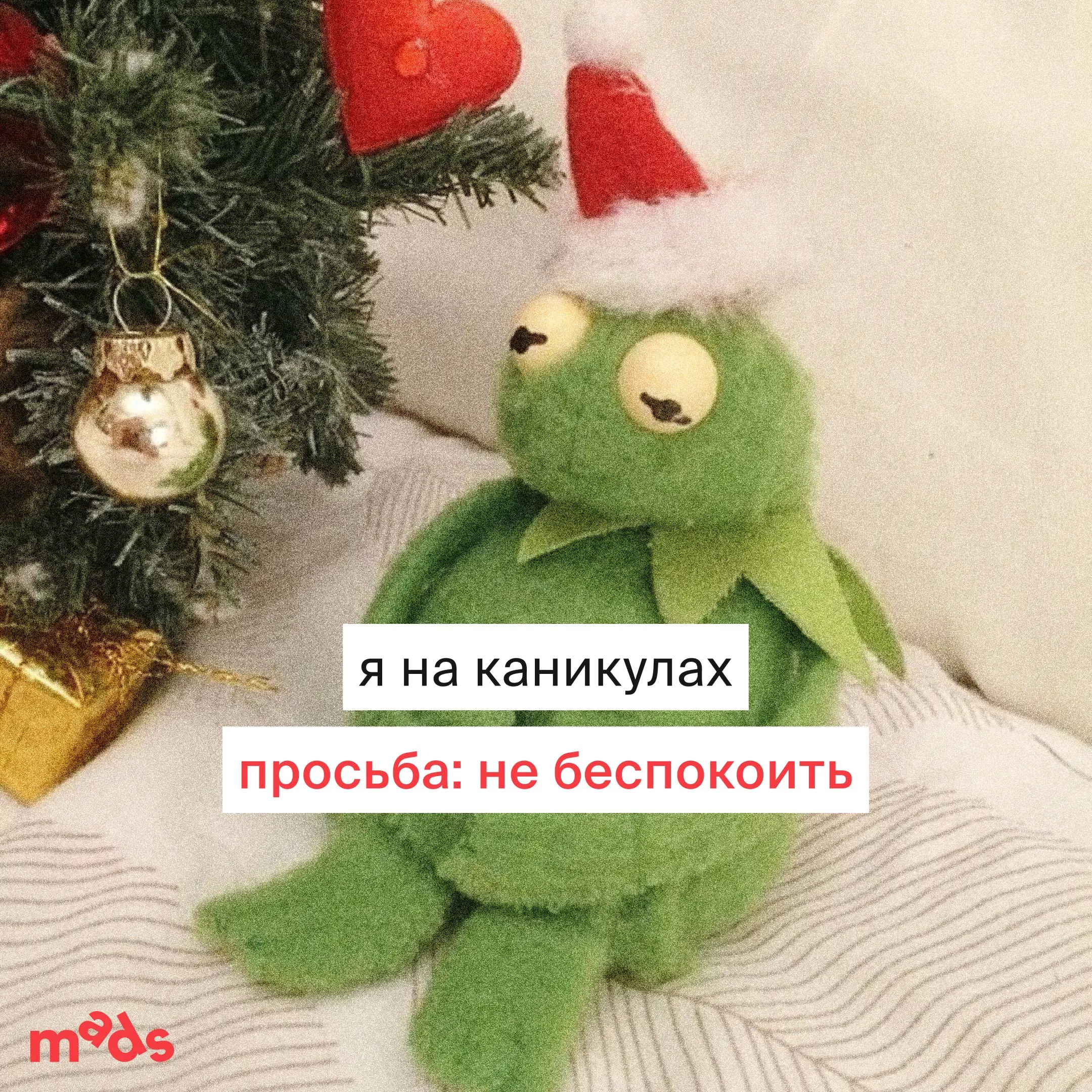 Просьба не беспокоить до 12 января ⛔️
Итоги года подвели? Самое время дать коллегам понять, что вы не очень рады рабочим сообщениям | Сетка — социальная сеть от hh.ru