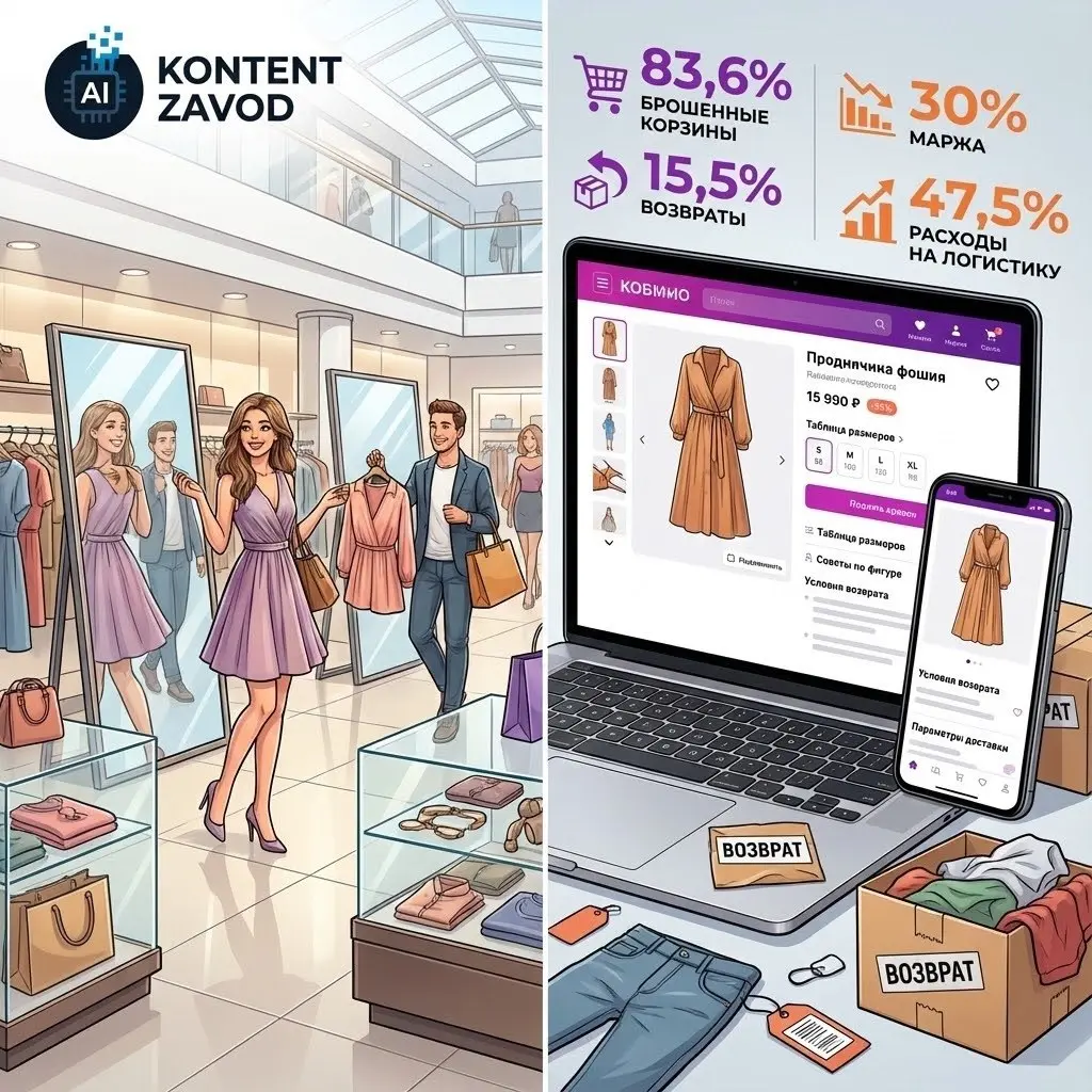 Всем e-com!
Отчёт: Antro
📊 Факты
• Объём fashion-рынка 2025: 4,4–4,8 трлн ₽, онлайн уже 50%+.
• Онлайн fashion 2025П: 4,4 трлн ₽, CAGR до 2028 — 30% | Сетка — социальная сеть от hh.ru