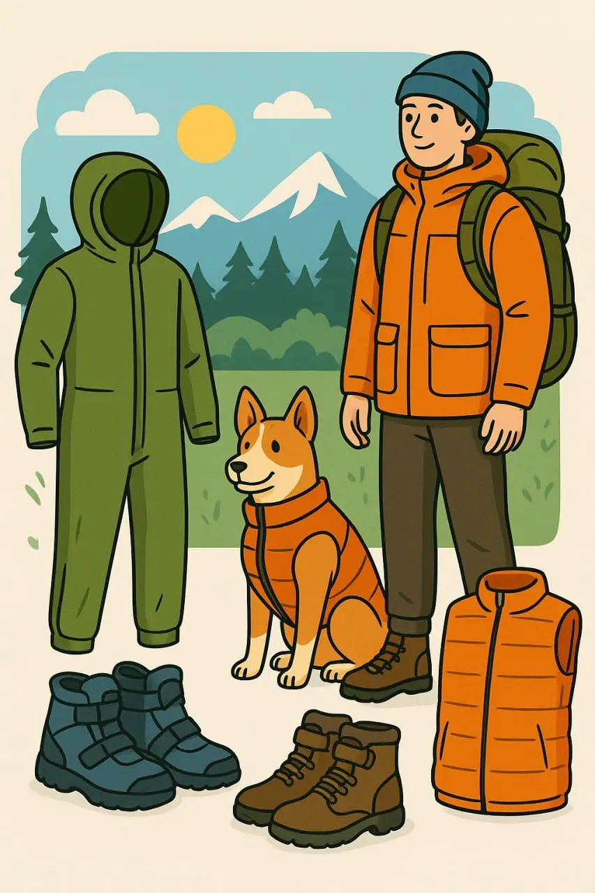 Экипировка для приключений 🏔🌲
В поход — с полным комфортом! 🎒🐕‍🦺
Друзья, приветствуем всех любителей активного отдыха с питомцами! 🥾✨ Готовы к новым приключениям в любую погоду? ☀️🌧 Тогда этот пост — ... | Сетка — социальная сеть от hh.ru