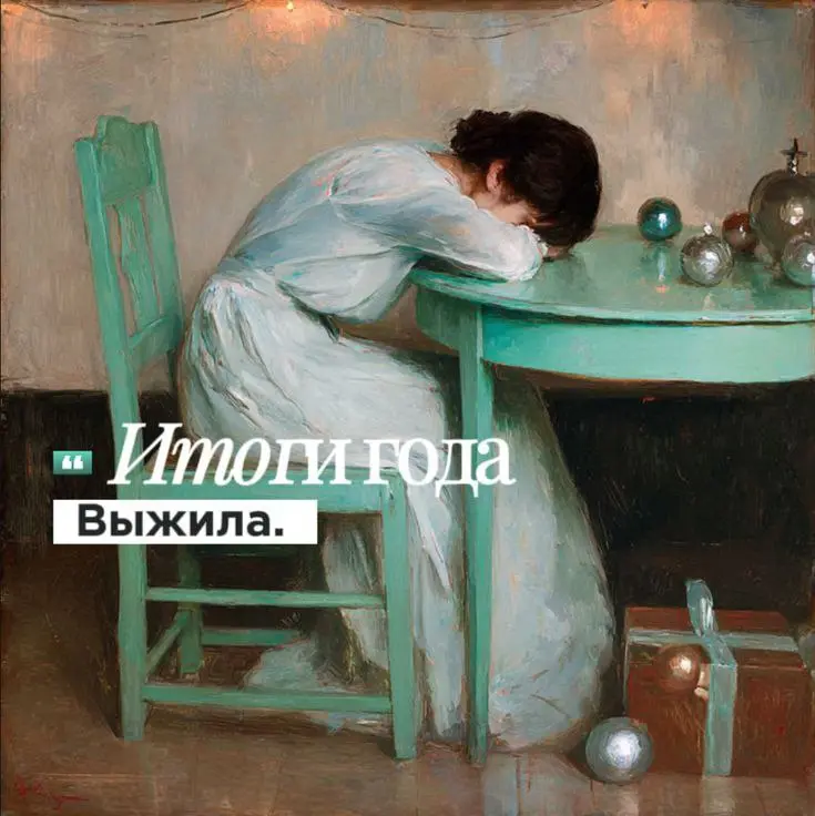 Мои итоги 2025 года
В принципе, они на картинке😂.
Я выжила. Этот год я провела в такой турбулентности, что этот итог для меня, пожалуй, идеален | Сетка — социальная сеть от hh.ru