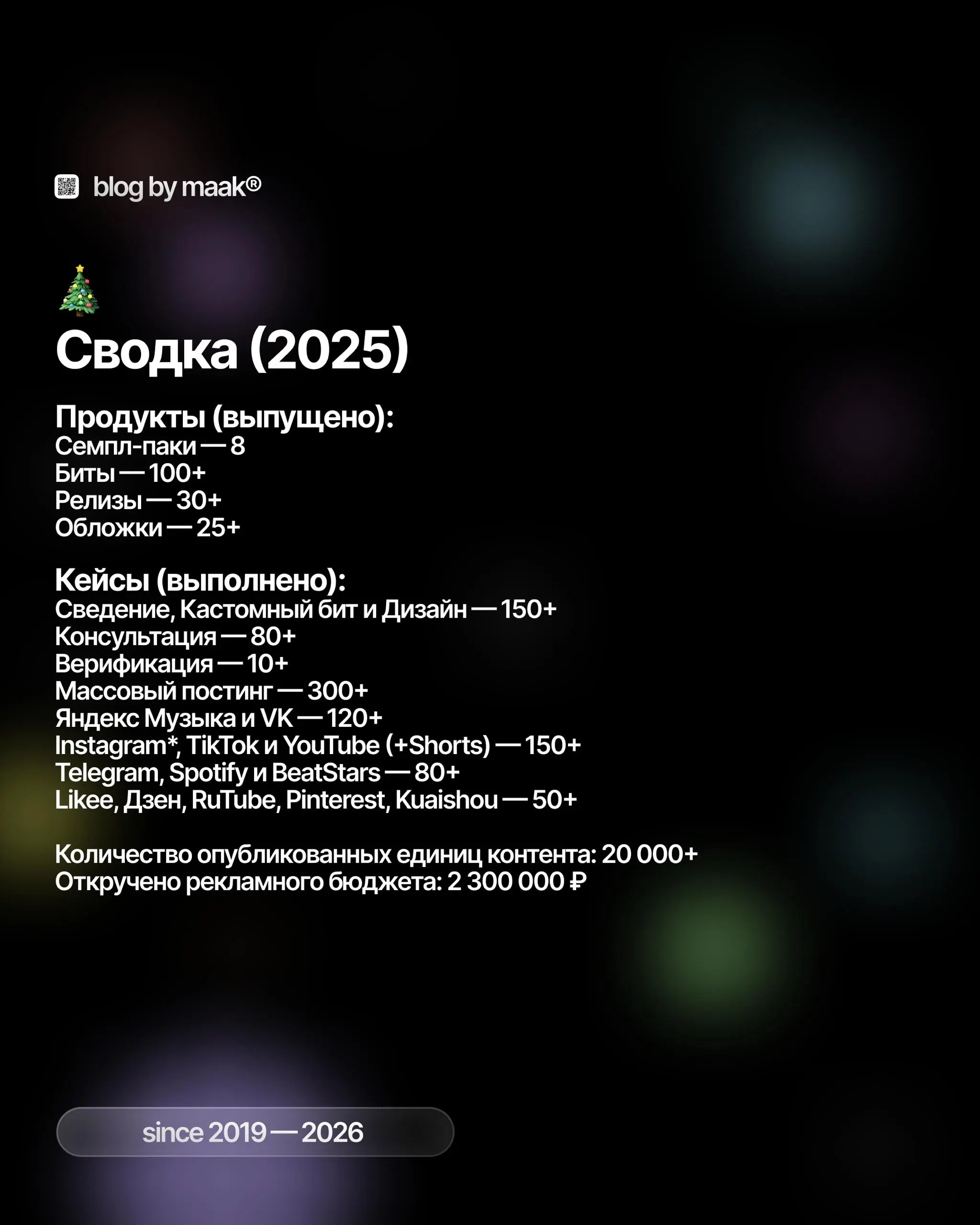 🎄 Итоги 2025-го года от maak®
Не нарушаем традицию, и считаем, что сегодня идеальный день для того, чтобы подвести итоги года. Это будет последним постом в этом году | Сетка — социальная сеть от hh.ru