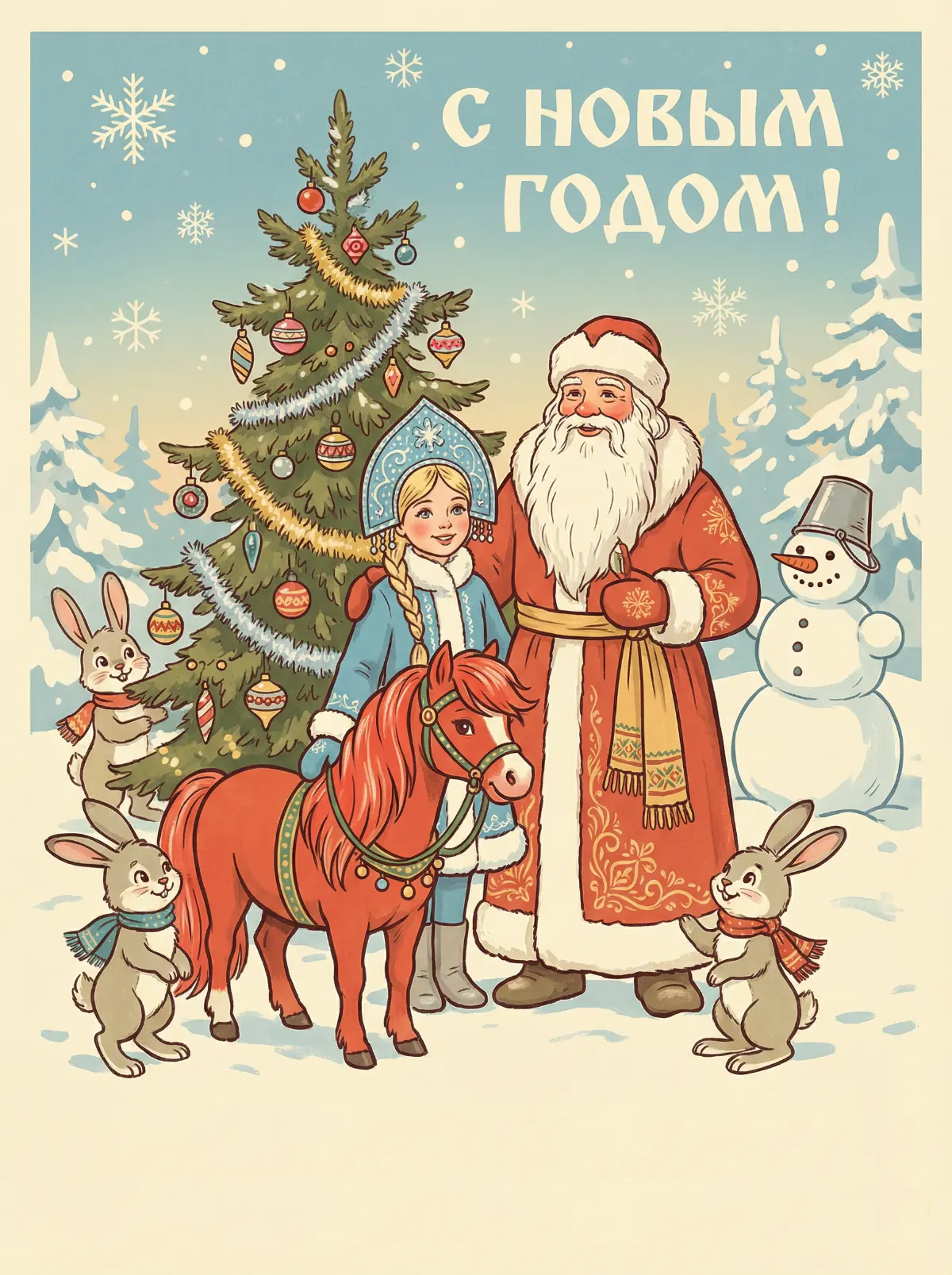 С наступающим Новым Годом! | Сетка — социальная сеть от hh.ru