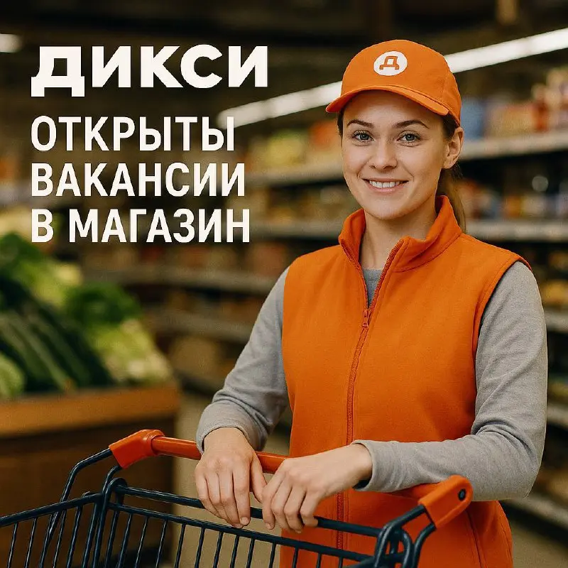 🛒 Дикси — открыты вакансии в магазин
🔧 Кого ищем:
1️⃣ Кассир
2️⃣ Сборщик заказов
3️⃣ Работник торгового зала
4️⃣ Пекарь готовой продукции
📌 Требования:
• Ответственность и внимательность
• Коммуникати... | Сетка — социальная сеть от hh.ru