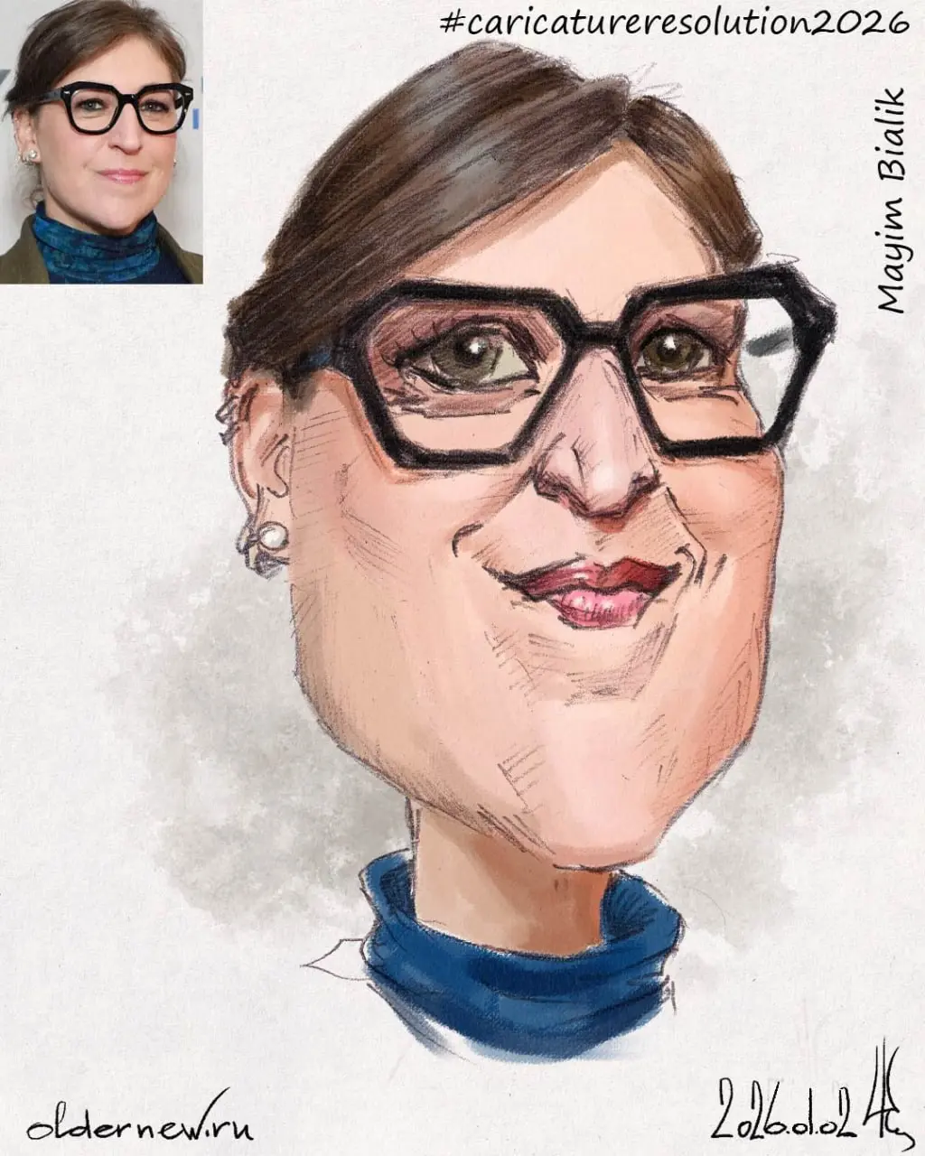 02 Mayim Bialik
Ежегодный январский вызов Международной ассоциации карикатуристов (ISCA)
#caricatureresolution2026 #crBorisKarloff | Сетка — социальная сеть от hh.ru