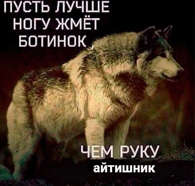 #IT
😂 ПМ 🛍 Другие каналы
В этом посте были ссылки, но мы их удалили по правилам Сетки | Сетка — социальная сеть от hh.ru