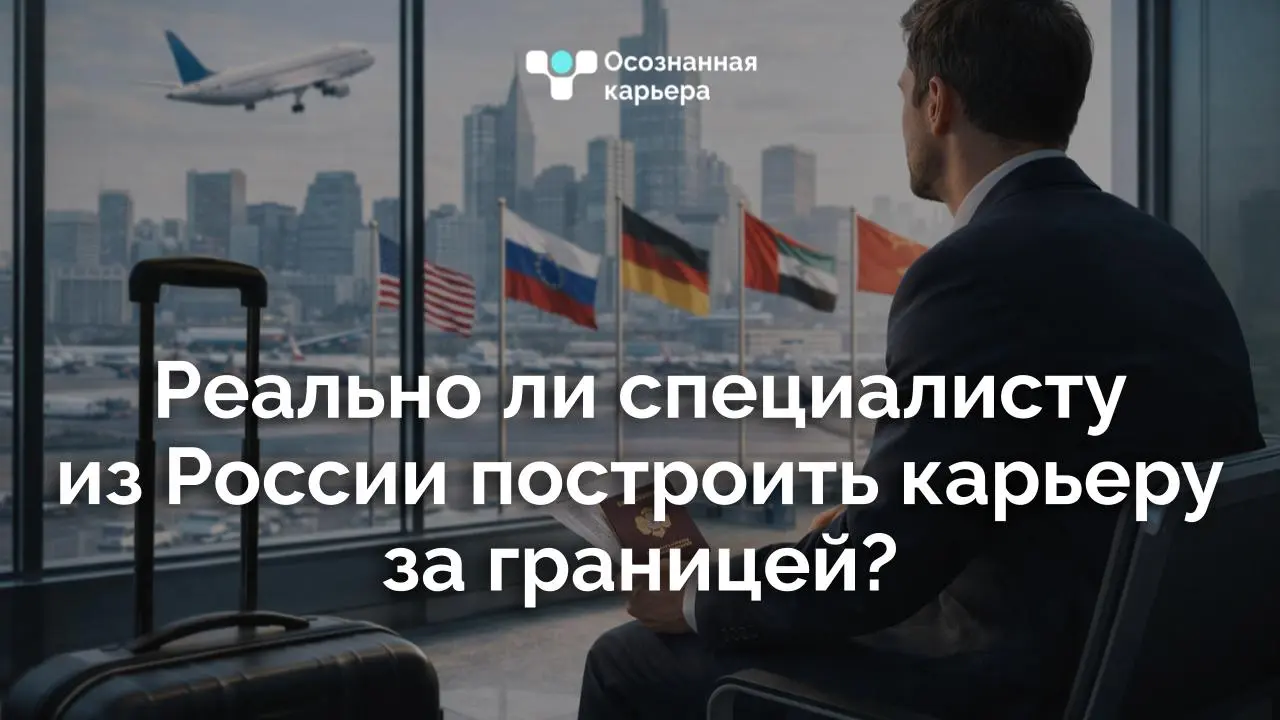 Зарубежный рынок в 2026 году: реально ли специалисту из России построить карьеру за границей?
Реально, но точно не так, как это показывают в мотивационных постах | Сетка — социальная сеть от hh.ru