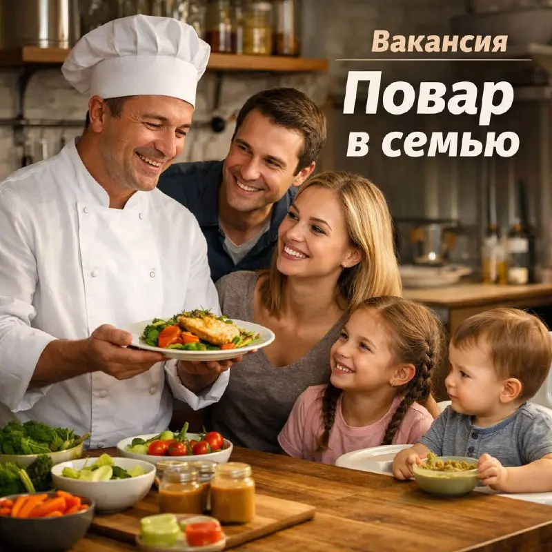 ПОВАР В СЕМЬЮ
От 100 000₽
Прямой работодатель
• Москва, Раздоры-2
• Рестораны/Кафе
Jober - удобный mini app с быстрым доступом к вакансиям | Сетка — социальная сеть от hh.ru