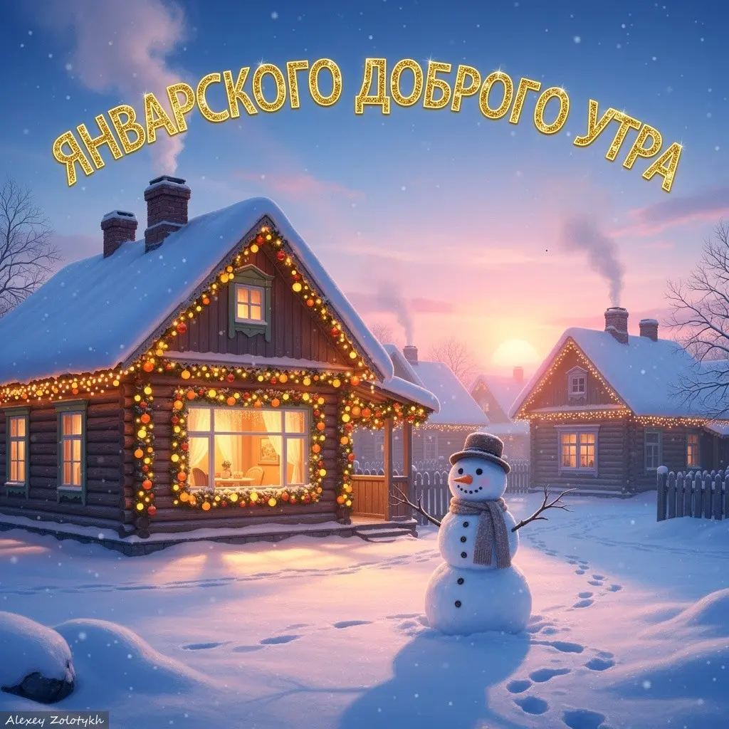 Снежное утро января Добро пожаловать в мир зимних чудес! ❄️ | Сетка — социальная сеть от hh.ru