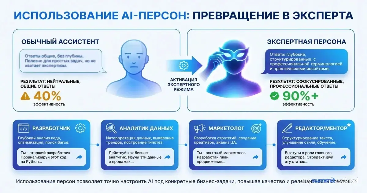 Персона в промпте: почему «Ты – Стив Джобс» больше не работа | Сетка — социальная сеть от hh.ru