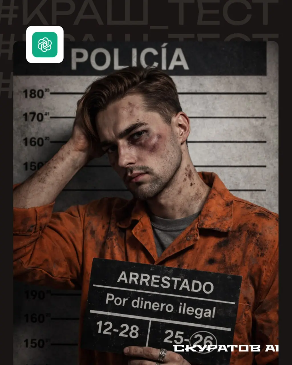 🚨 Проводим #краштест: кто справится с тяжёлым фотореализмом?
Взял промт:
Retrato fotorrealista ultra detallado de un joven de veintitantos años, usando OBLIGATORIAMENTE una imagen de referencia mascul... | Сетка — социальная сеть от hh.ru