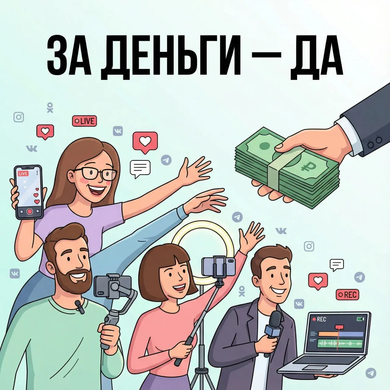 За деньги - да | Сетка — социальная сеть от hh.ru