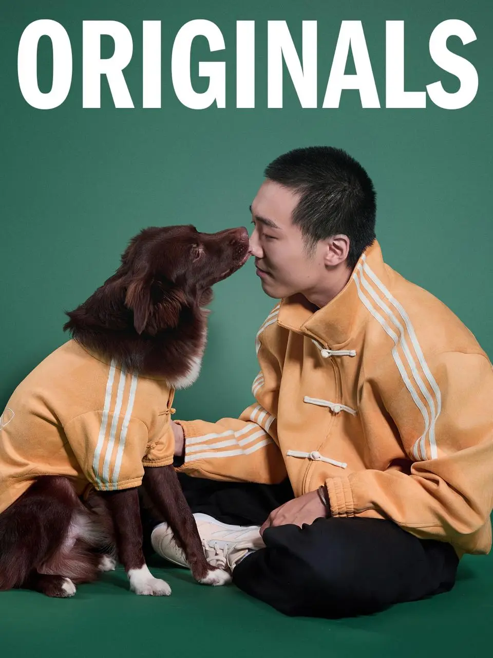 Adidas к Китайскому новому году выпустил праздничную одежду для животных. Вместо пуговиц используются узелки в традиционном стиле с манчжурских курточек | Сетка — социальная сеть от hh.ru