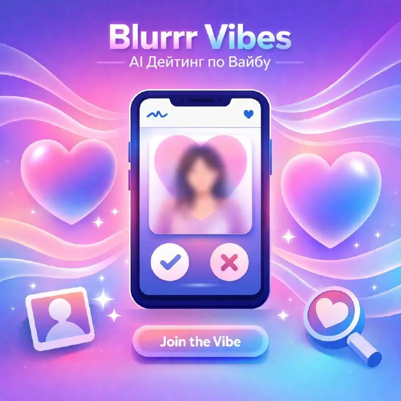 Blurrr Vibes (blurrrvibes.com) знакомства по вайбу, а не по бесконечным свайпам
Что это: AI-дейтинг бот, где ты выбираешь свой вайб и вайб партнёра и видишь только тех, кто реально “в твоей эстетике” | Сетка — социальная сеть от hh.ru