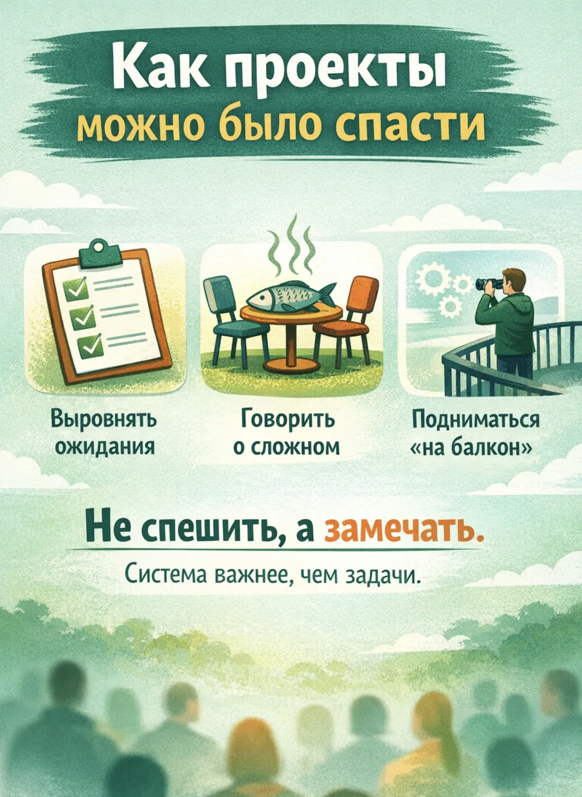 Как проекты можно было бы спасти?  🙄 | Сетка — социальная сеть от hh.ru