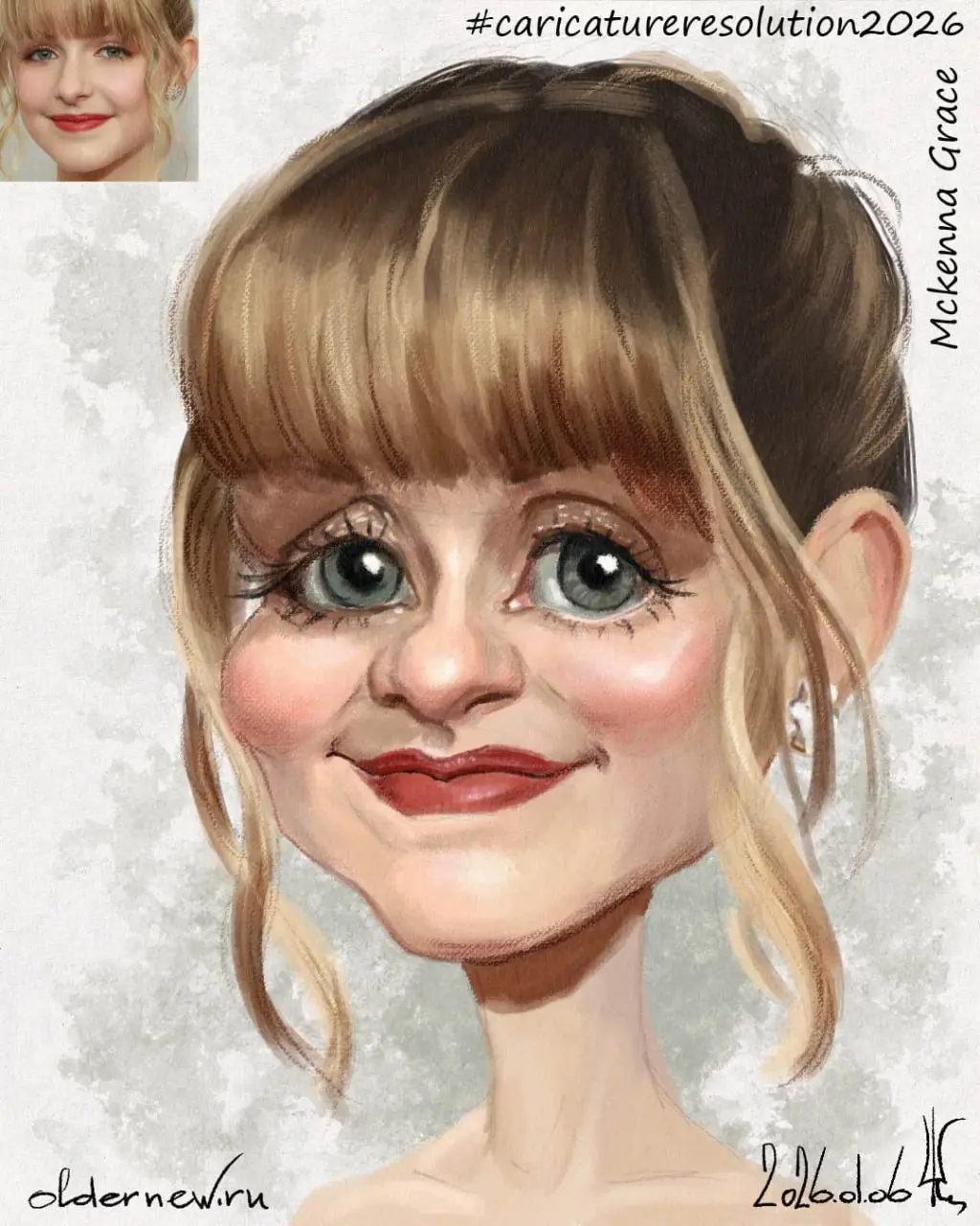 06 McKenna Grace
Ежегодный январский вызов Международной ассоциации карикатуристов (ISCA)
#caricatureresolution2026 #crMcKennaGrace | Сетка — социальная сеть от hh.ru