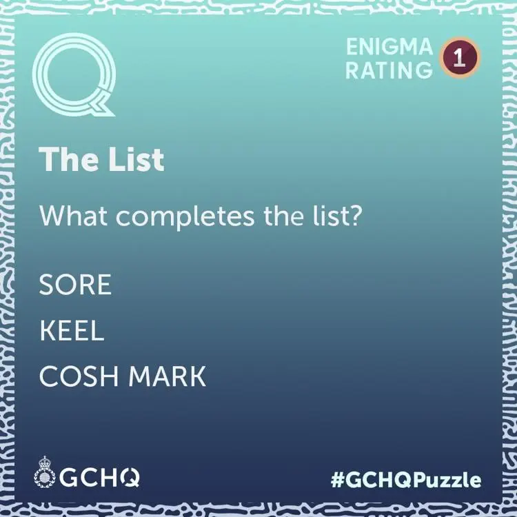 🧐 GCHQPuzzle 🧶 🧩 🇬🇧 🥯 | Сетка — социальная сеть от hh.ru