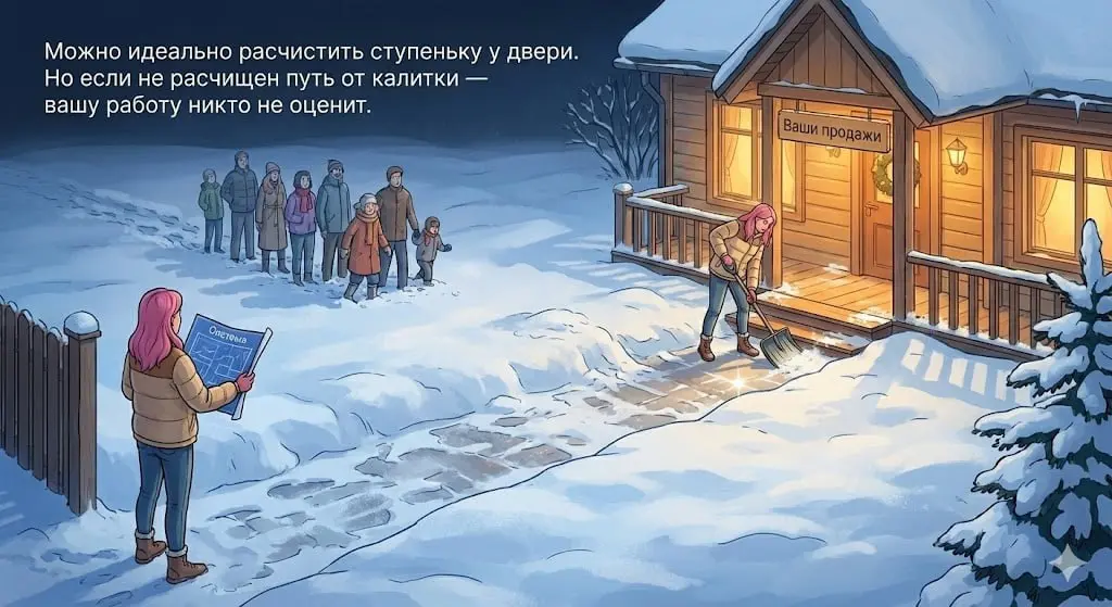 🧩 Когда «кнопочник» не помогает
Можно пять раз менять исполнителя
и ни разу не тронуть саму модель | Сетка — социальная сеть от hh.ru