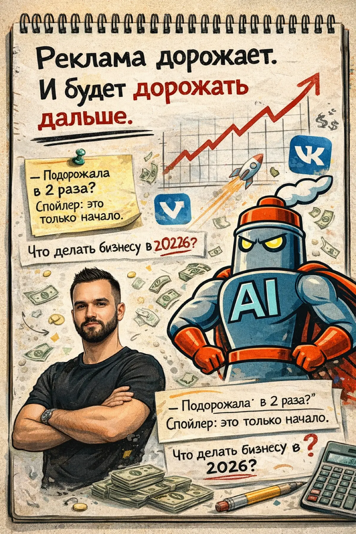 Реклама дорожает. Это факт | Сетка — социальная сеть от hh.ru