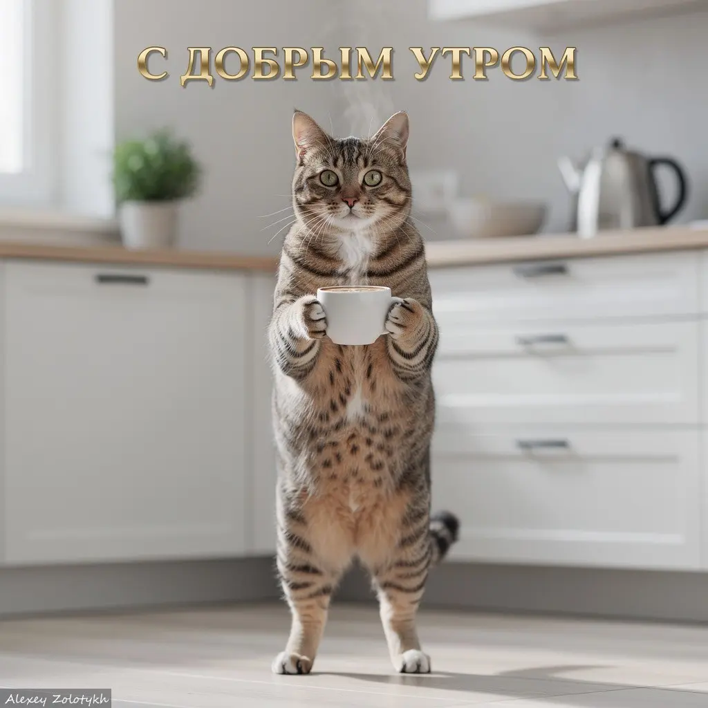 доброе утро начинается с мур-чашки! ☕🐾😸 | Сетка — социальная сеть от hh.ru