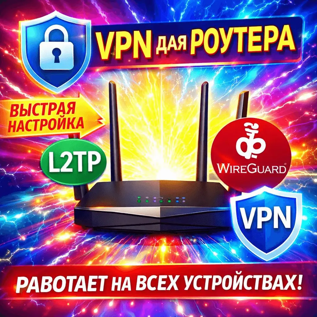 🔒 РОУТЕР ВПН  ВПН ДЛЯ РОУТЕРА  LT2TP  Wireguard 🔒
Этот бот поможет настроить VPN на роутер без сложностей и месяцев экспериментов. WireGuard, L2TP/IPsec, поддержка 24/7 — всё для работы в сети | Сетка — социальная сеть от hh.ru