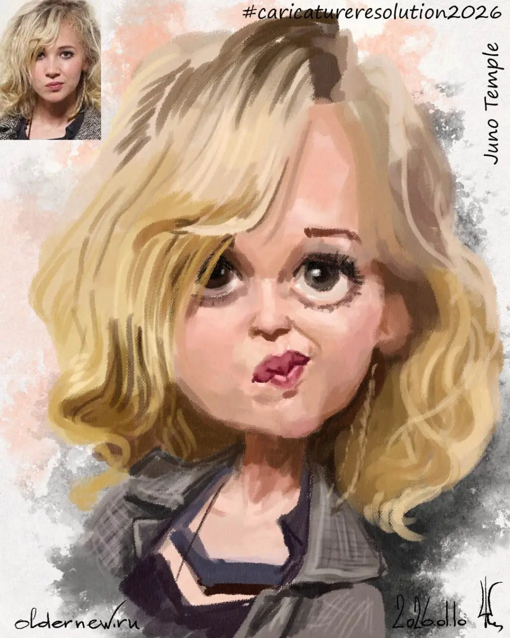 10 Juno Temple
Ежегодный январский вызов Международной ассоциации карикатуристов (ISCA)
#caricatureresolution2026 #crJunoTemple | Сетка — социальная сеть от hh.ru
